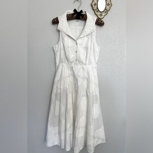 Marimekko For Anthropologie  White dress